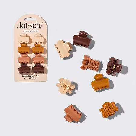 Kitsch 8-pc. Recycled Plastic Mini Cloud Clip- Sedona Value Set, One Size | JCPenney