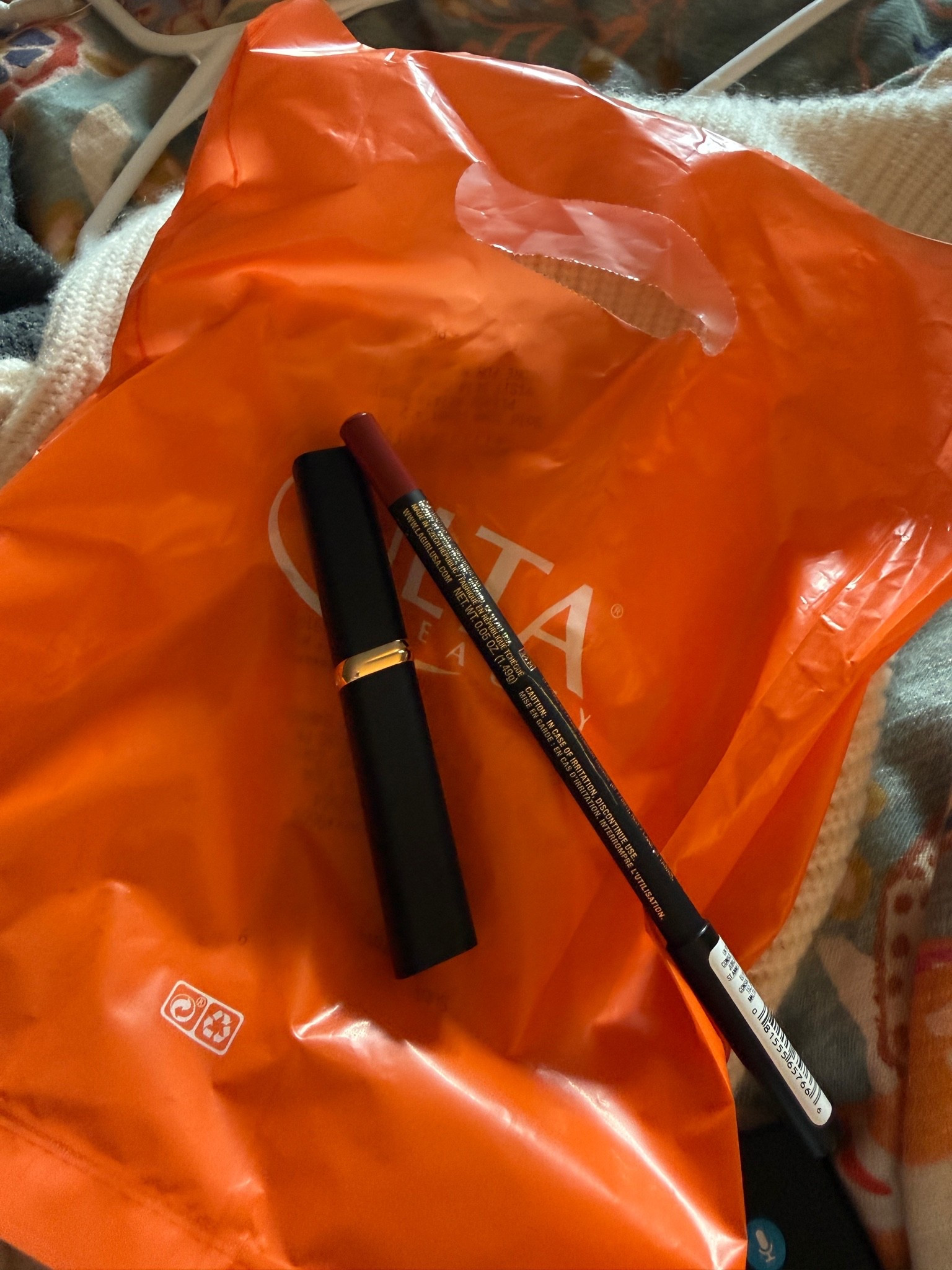 I’m ready to bring back the 90s red lip! This color is gorgeous. I’ll be letting you guys see it on me soon.  Both are so affordable.  Lipstick is in the color la rouge Paris 330 and lip liner is in showstopper.