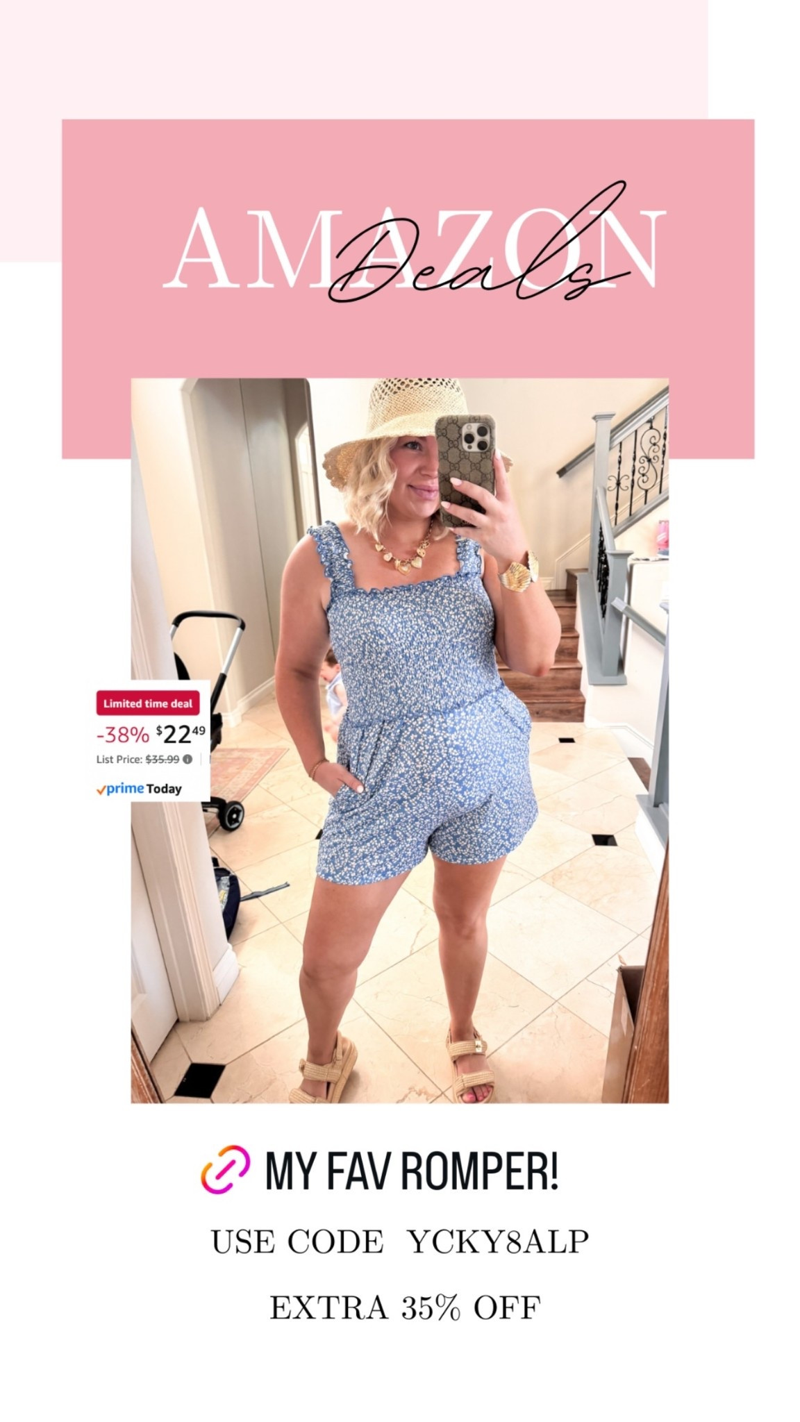 A favorite romper is on deal today! Comes in a few prints in colors!

#LTKMidsize #LTKSeasonal #LTKSaleAlert