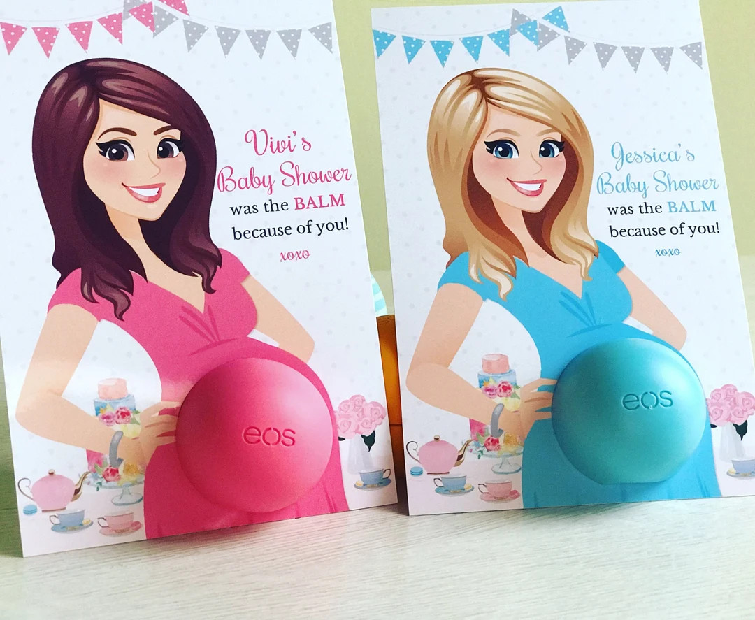 EOS Baby Shower Favors Tea Party Favors Printable Tags Personalized Thank You Favors for Eos Lip ... | Etsy (US)