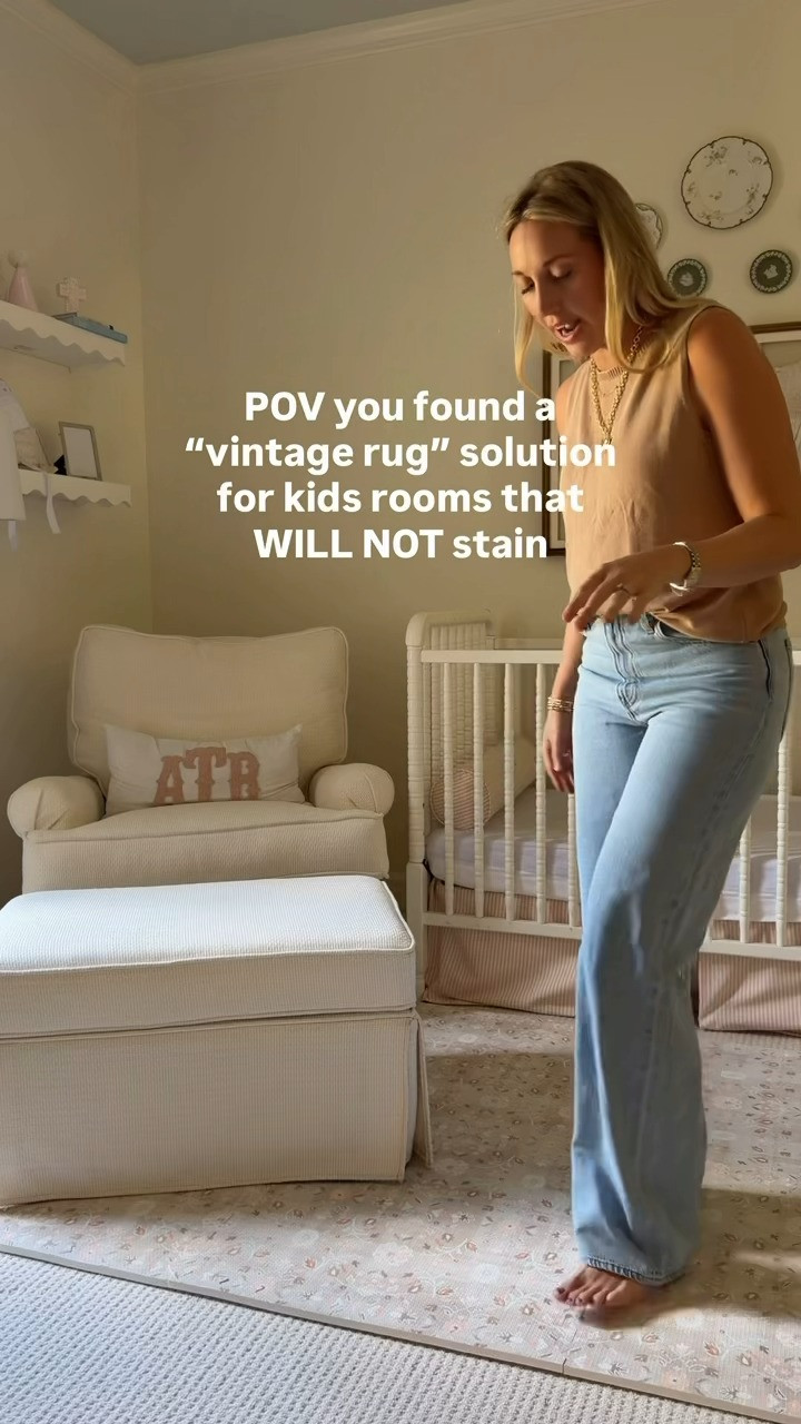 POV you found a "vintage rug" solution for kids rooms that WILL NOT stain!

#AmazonFinds #TheSouthernSource #PlayMat #Nursery #Playroom

#LTKHome #LTKBaby #LTKKids