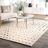 nuLOOM Dorie Polka Dot Area Rug, 8x10, Multi | Amazon (US)