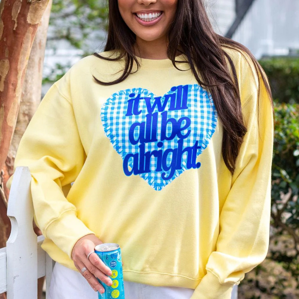 'Heart Patterned Promise' Signature Sweatshirt | United Monograms