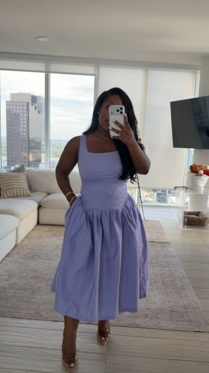 I’m shocked how much I love this dress!! This lilac is EVERYTHING y’all 💜

The drop waist is so flattering and this is super comfy! 

Size: S 

#LTKSeasonal #LTKMidsize #LTKPetite