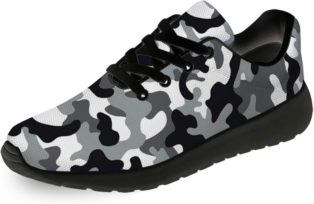 Ciadoon Camouflage Shoes Mens Womens Running Sneakers Comfortable Athletic Sport Walking Tennis J... | Amazon (US)