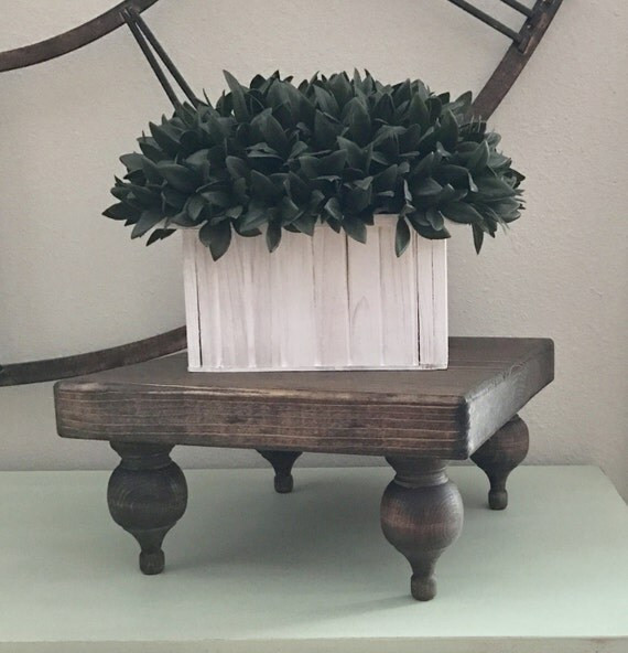 Farmhouse Tray • Decorative Bed Serving Tray • Turned Legs | Etsy (US)