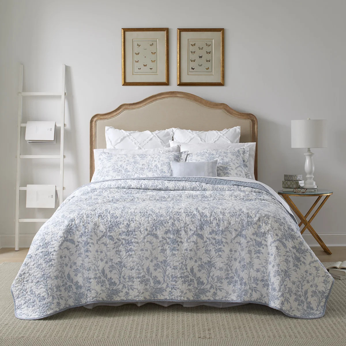 Refresh the master suite or guest room with this lovely Amberley reversible quilt set by Laura As... | Wayfair North America