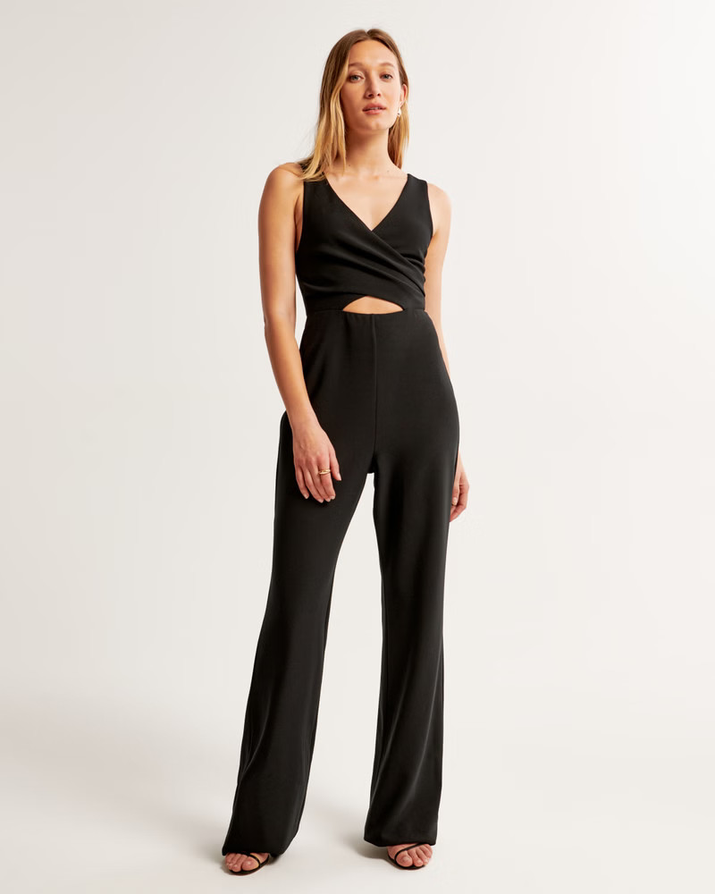 Plunge Cutout Jumpsuit | Abercrombie & Fitch (US)