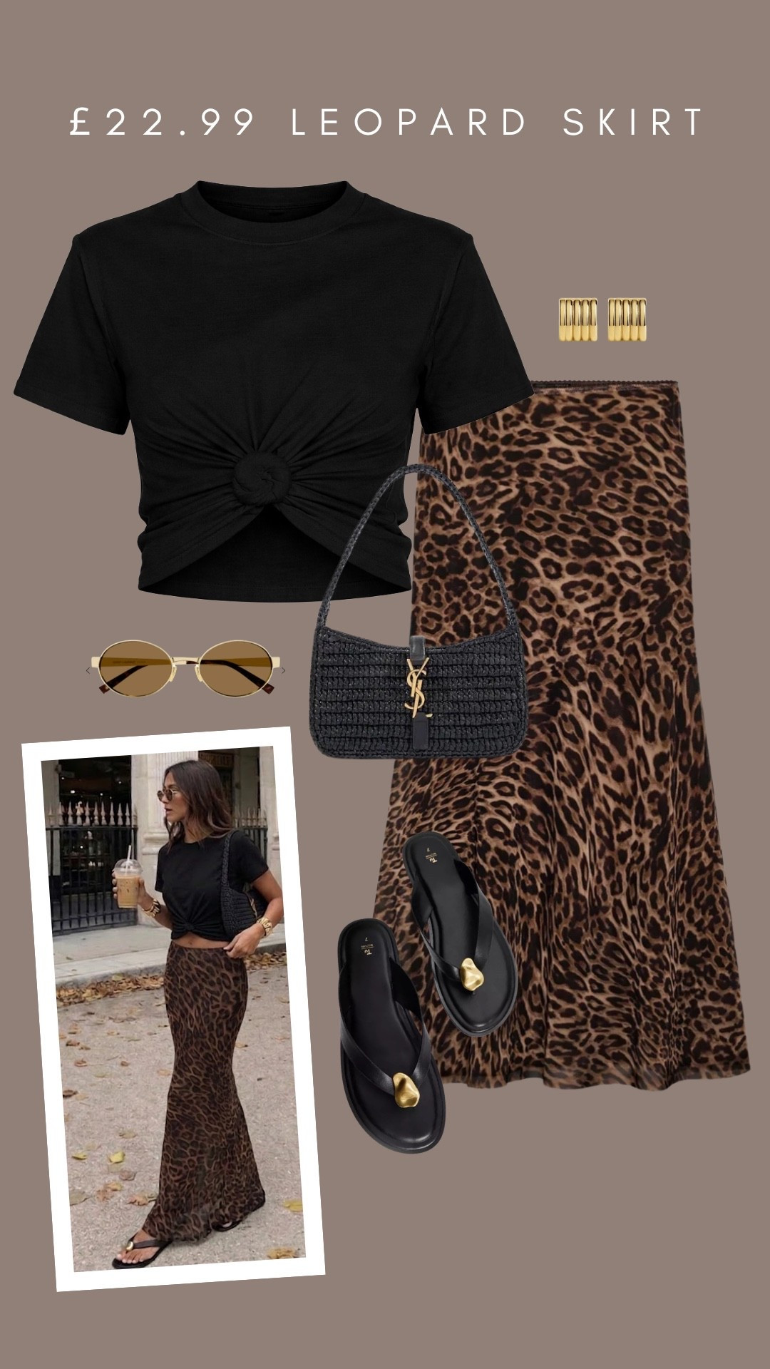City break outfit idea 
Leopard skirt
Zara 
Knot tshirt

#LTKsummer #LTKstyletip #LTKspring