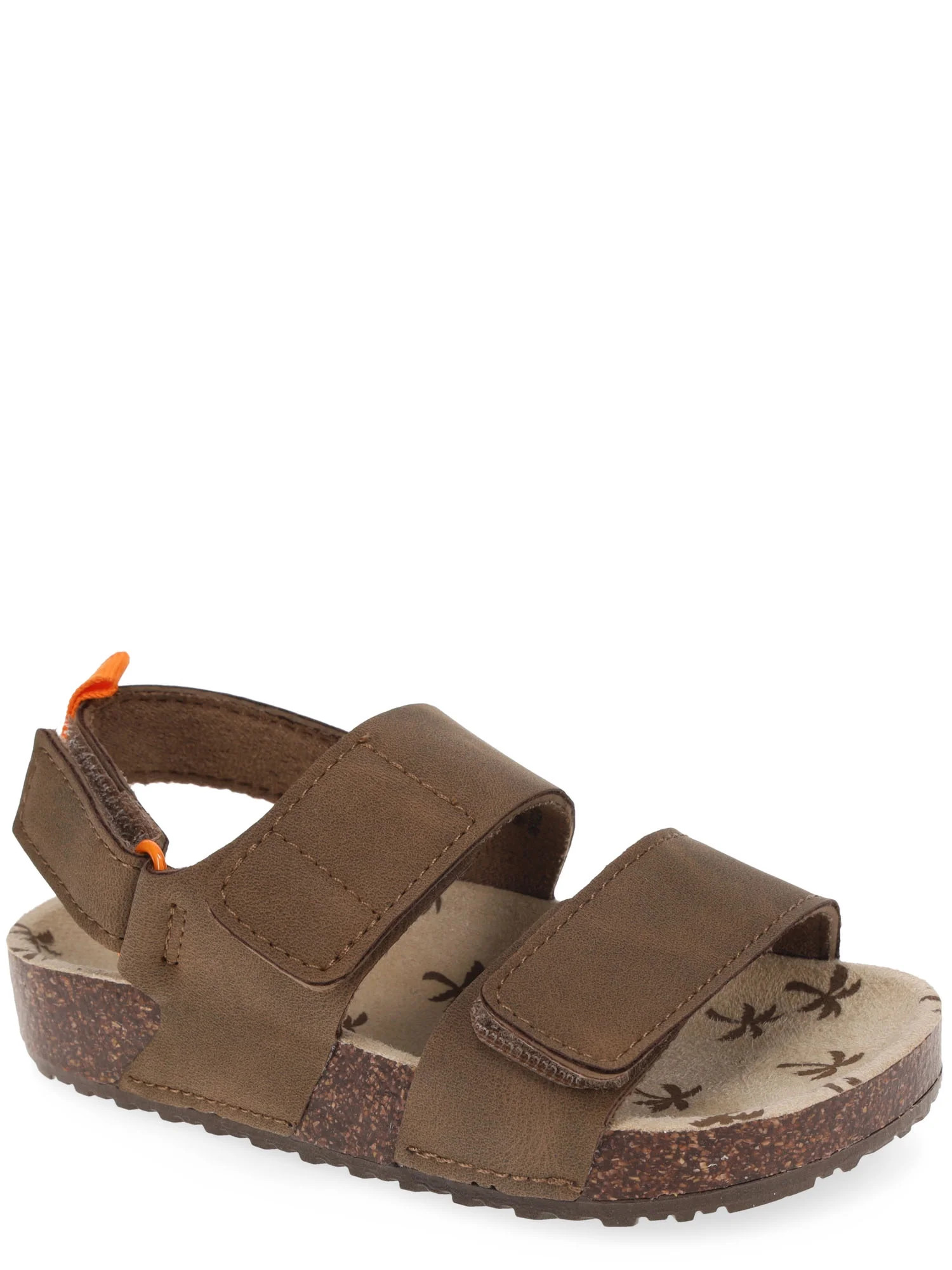 Wonder Nation Toddler Boys Two Strap Footbed Sandals - Walmart.com | Walmart (US)