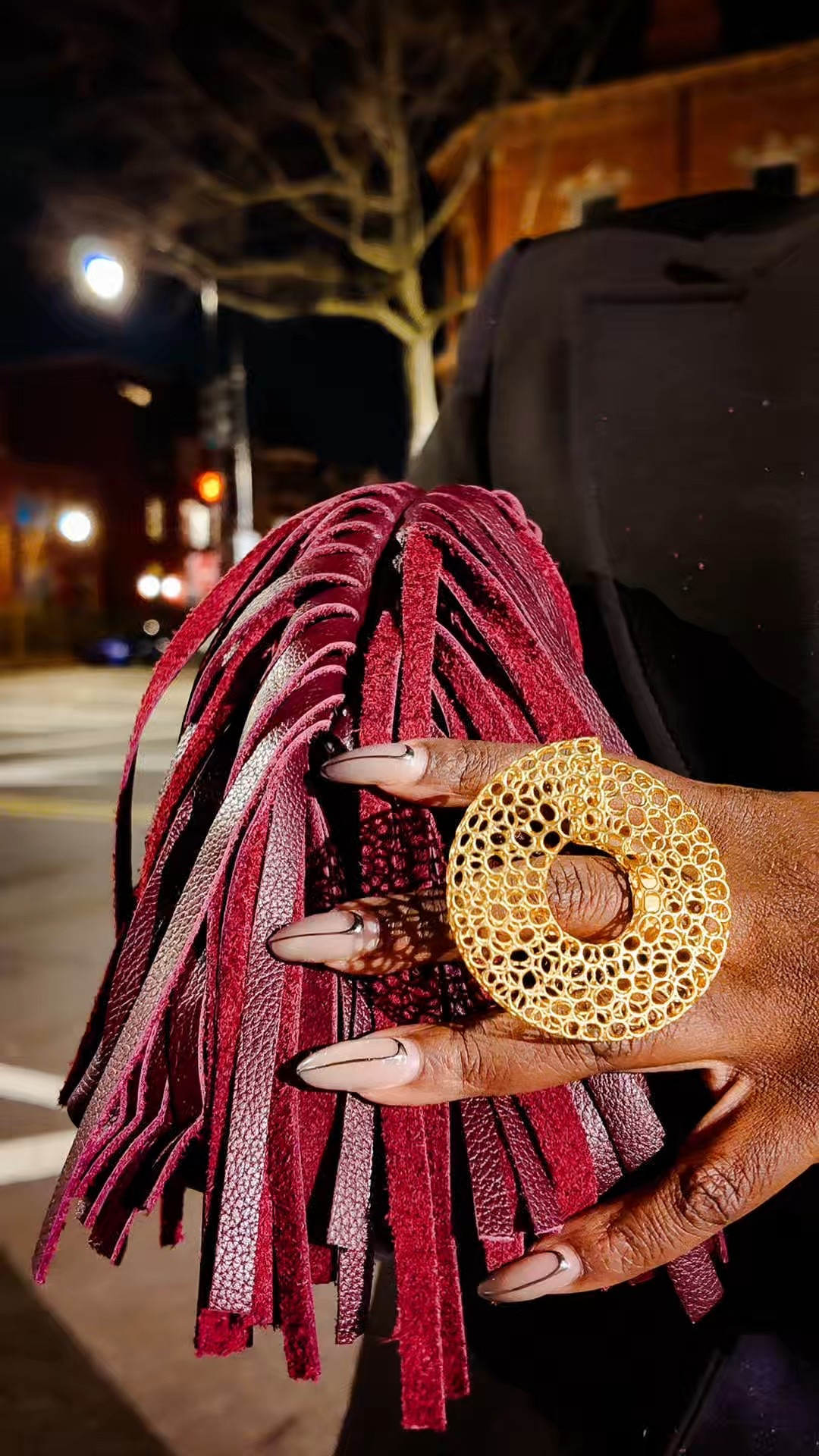 Swapped the jeans for high-waisted plaid trousers, added my red pumps for a pop, and topped it off with my burgundy bag. Jewelry? Always @shopkhoi because we stay fly.  #fashion #denim #sale

#LTKGiftGuide #LTKOver40 #LTKSeasonal
