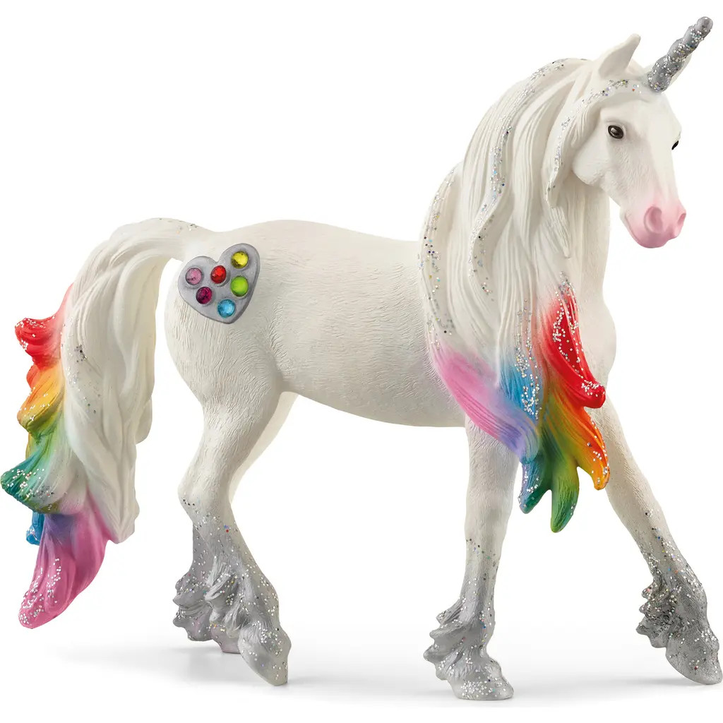 Schleich Bayala Rainbow Love Unicorn Stallion Toy Figure in Multicolored at Nordstrom | Nordstrom