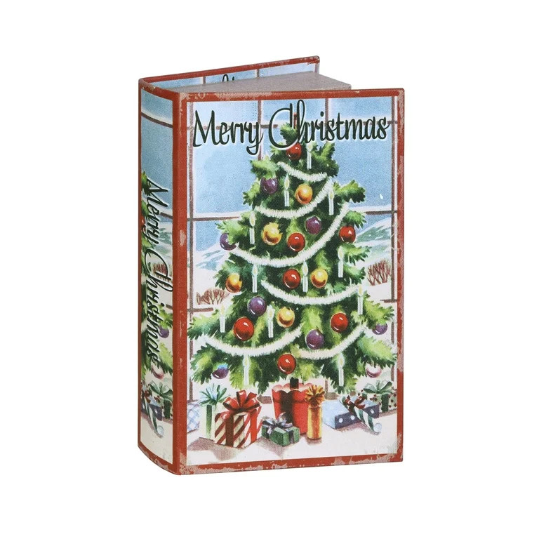 Mr. Christmas 8.5" Vintage Decorative Christmas Tree Book, Multicolored - Walmart.com | Walmart (US)