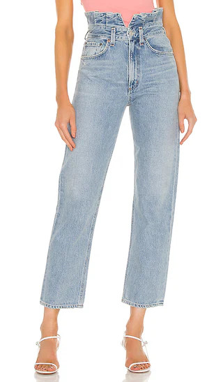 Lettuce Waistband Reworked High Rise Fitted 90s in Revival | Revolve Clothing (Global)