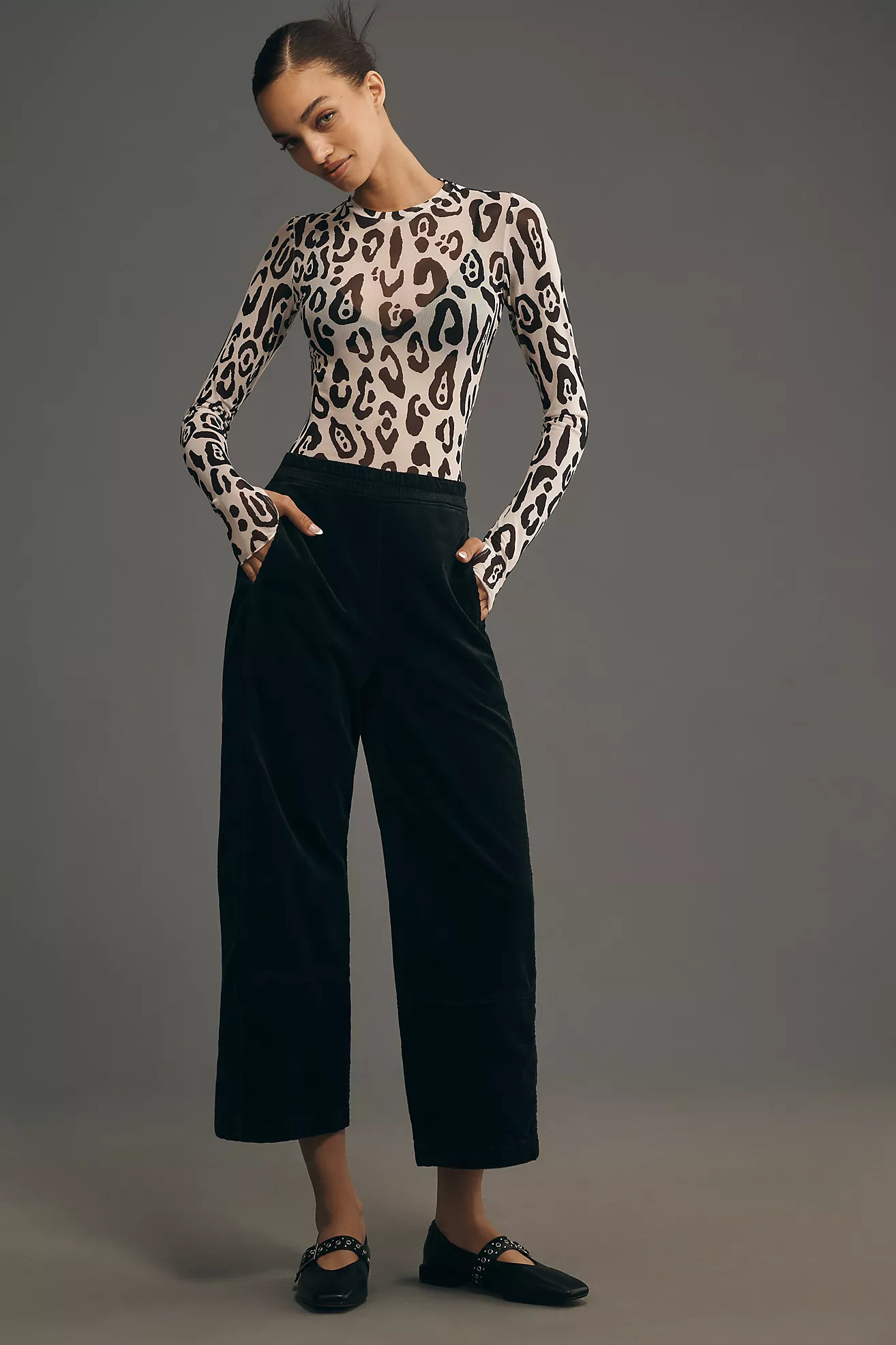 The Izzie Relaxed Pull-On Barrel Pants by Pilcro: Corduroy Edition | Anthropologie (US)