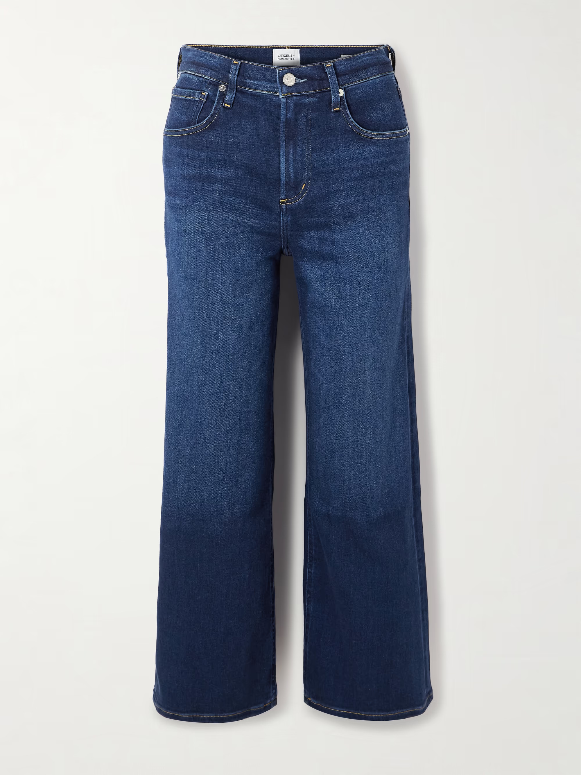 Lyra cropped high-rise wide-leg jeans | NET-A-PORTER (US)