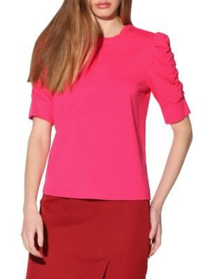 Skippy Puff-Sleeve Top | Saks Fifth Avenue OFF 5TH