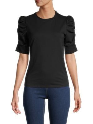 Skippy Puff-Sleeve Top | Saks Fifth Avenue OFF 5TH