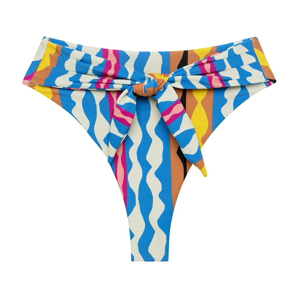 Abstract Paula Tie-Up Bikini Bottom | Montce