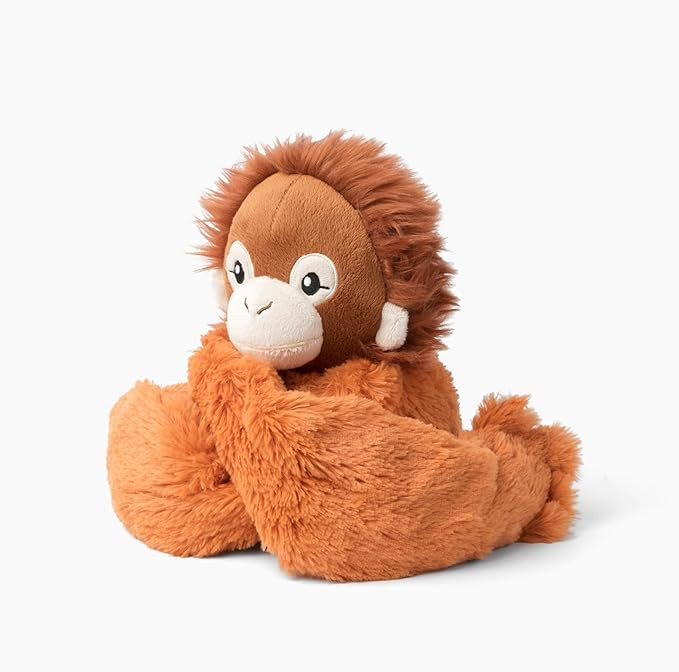 Hugarounds Ollie The Orangutan 2.5 lb Microwaveable & Freezable Weighted Plush Neck & Shoulder Wr... | Amazon (US)