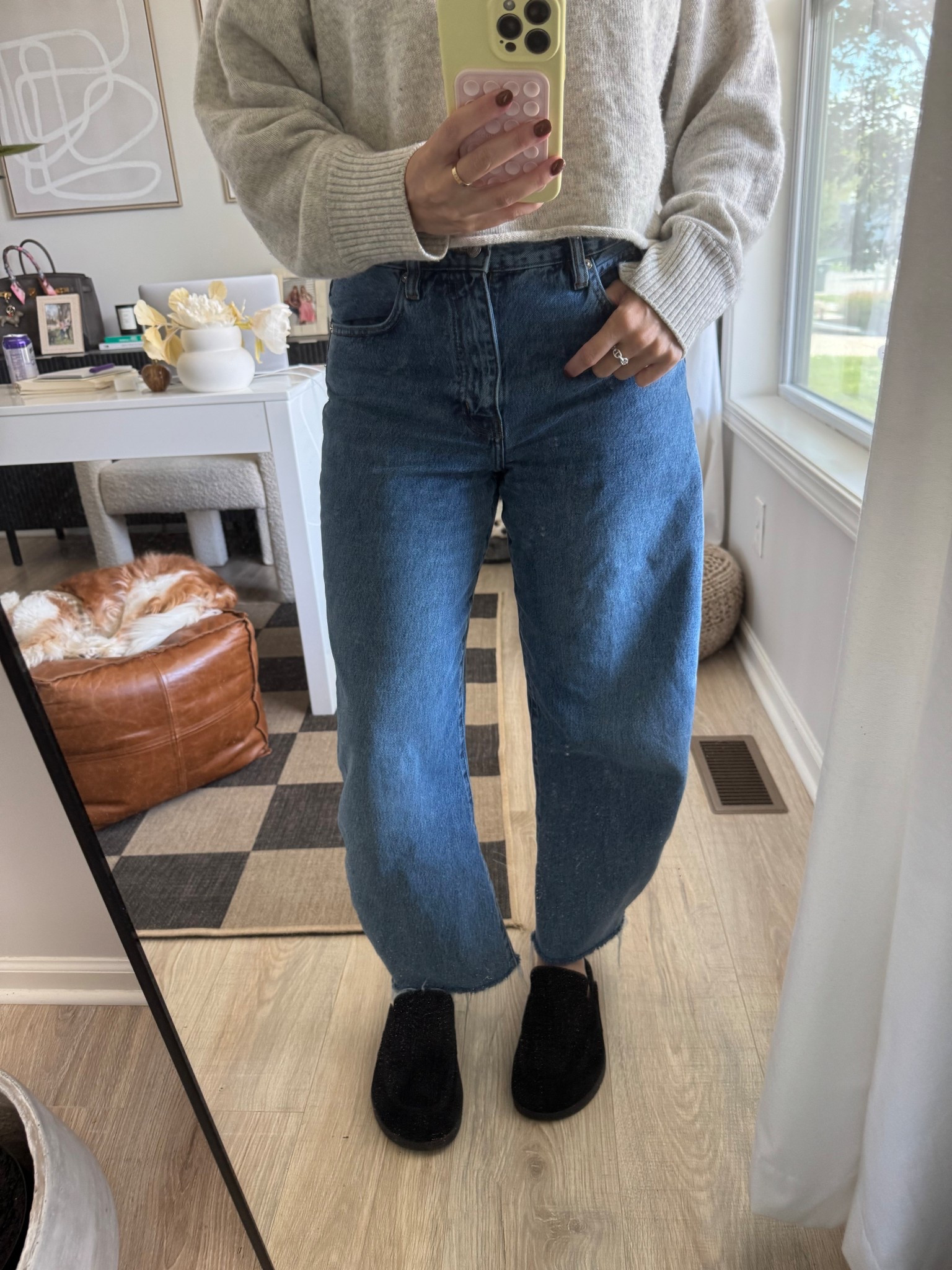 My most favorite denim is on sale! 25% off no code needed. Frame bubble crop and I’m wearing size 26. Ordered another pair in the lighter wash since I love these so much. Perfect length for shorties  

#LTKPetite #LTKSaleAlert #LTKStyleTip