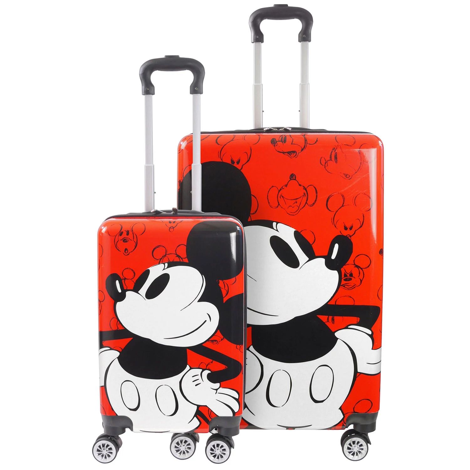 Daddy and Me! Disney Mickey Mouse Ful Hardside Spinner Luggage, 2-Piece Set | Sam's Club