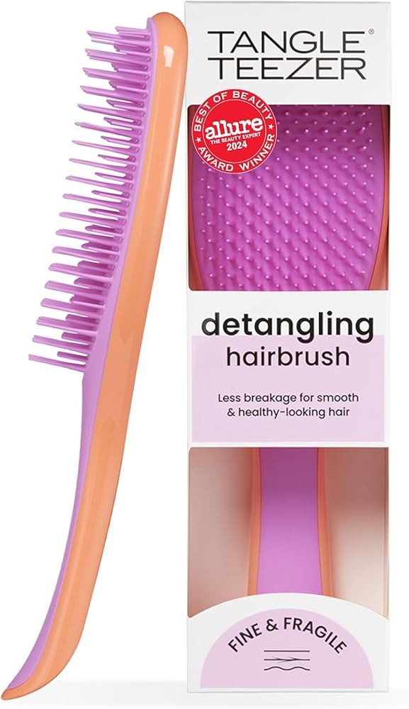 Tangle Teezer Fine & Fragile Ultimate Detangler Brush, Dry & Wet Hair Brush to Detangle & Reduce ... | Amazon (US)