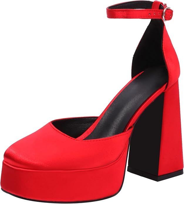 Womens Platform Chunky Heels Curated On Ltk 4331