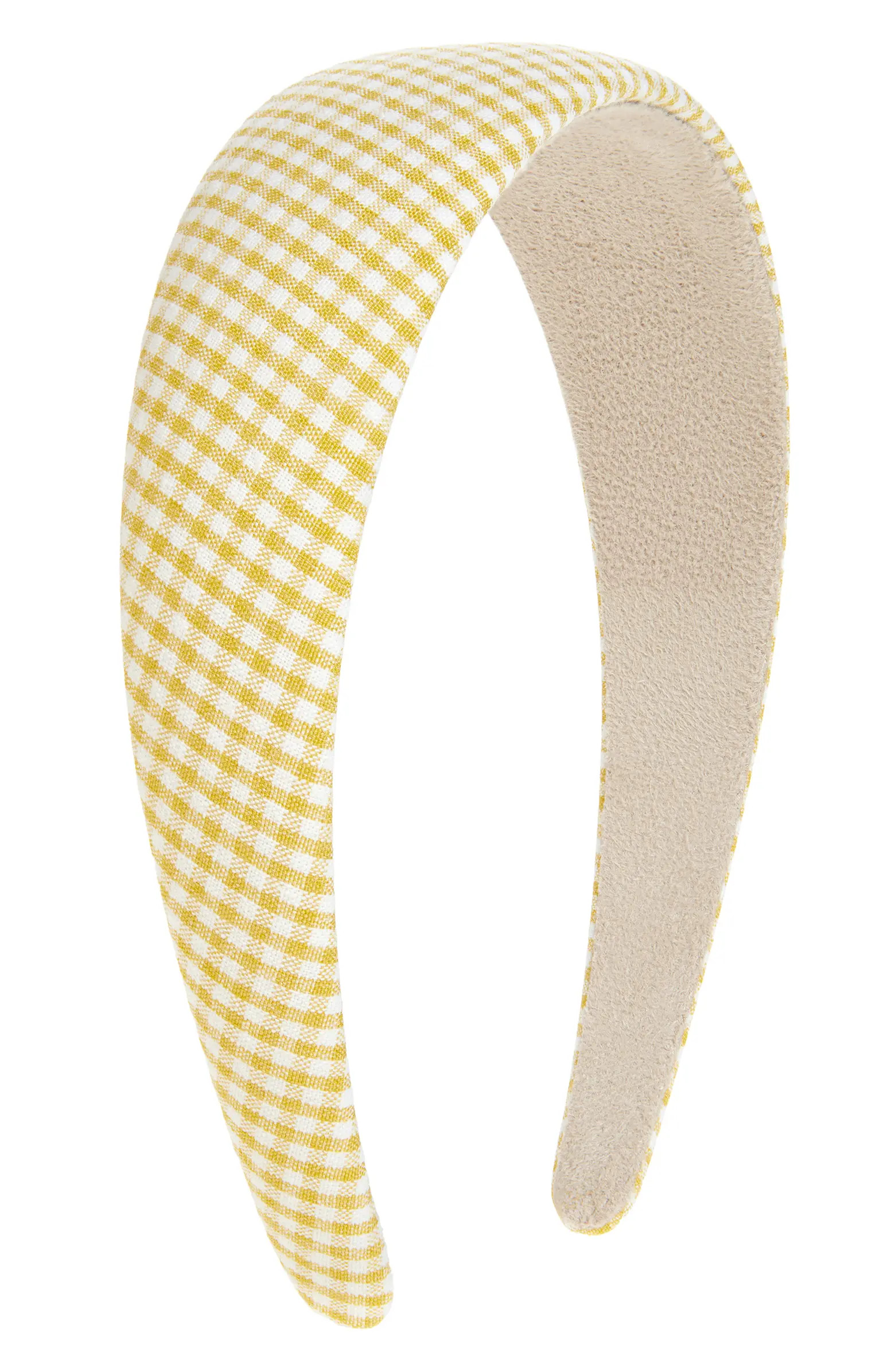 Padded Plaid Headband | Nordstrom