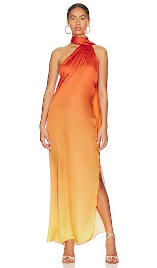 Baobab Ari Maxi Dress in Orange. - size M (also in S) | Revolve Clothing (Global)