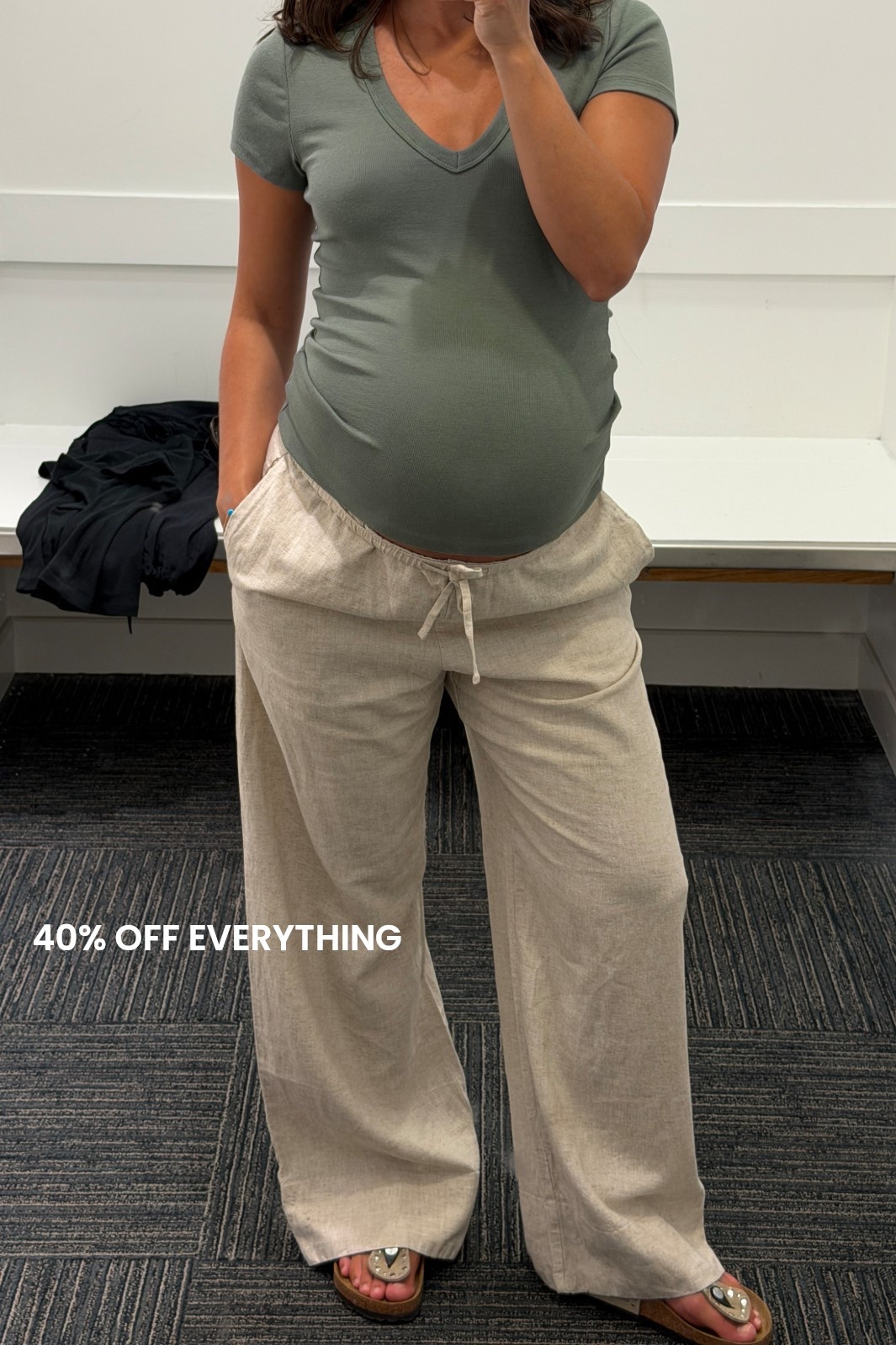 GAP is currently 40% off sitewide | linking some favorite pieces that work well with the the bump in my third trimester. I’m wearing small in top + bottoms at 37 weeks!

#LTKBump #LTKSaleAlert #LTKSeasonal