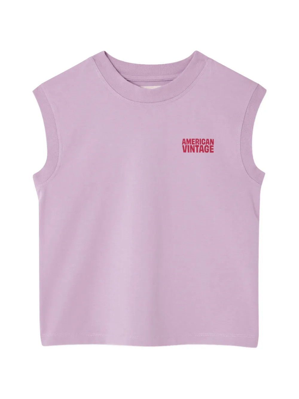 American Vintage Kids Gixy round-neck Tank Top | Purple | FARFETCH | Farfetch Global