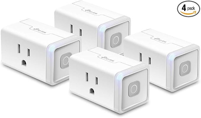 Amazon.com: Kasa Smart Plug HS103P4, Smart Home Wi-Fi Outlet Works with Alexa, Echo, Google Home ... | Amazon (US)