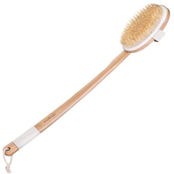 Long Handle Bath Brush for Shower - 20 inch - Back Brush, Shower Brush Back Scrubber for Body, De... | Amazon (US)