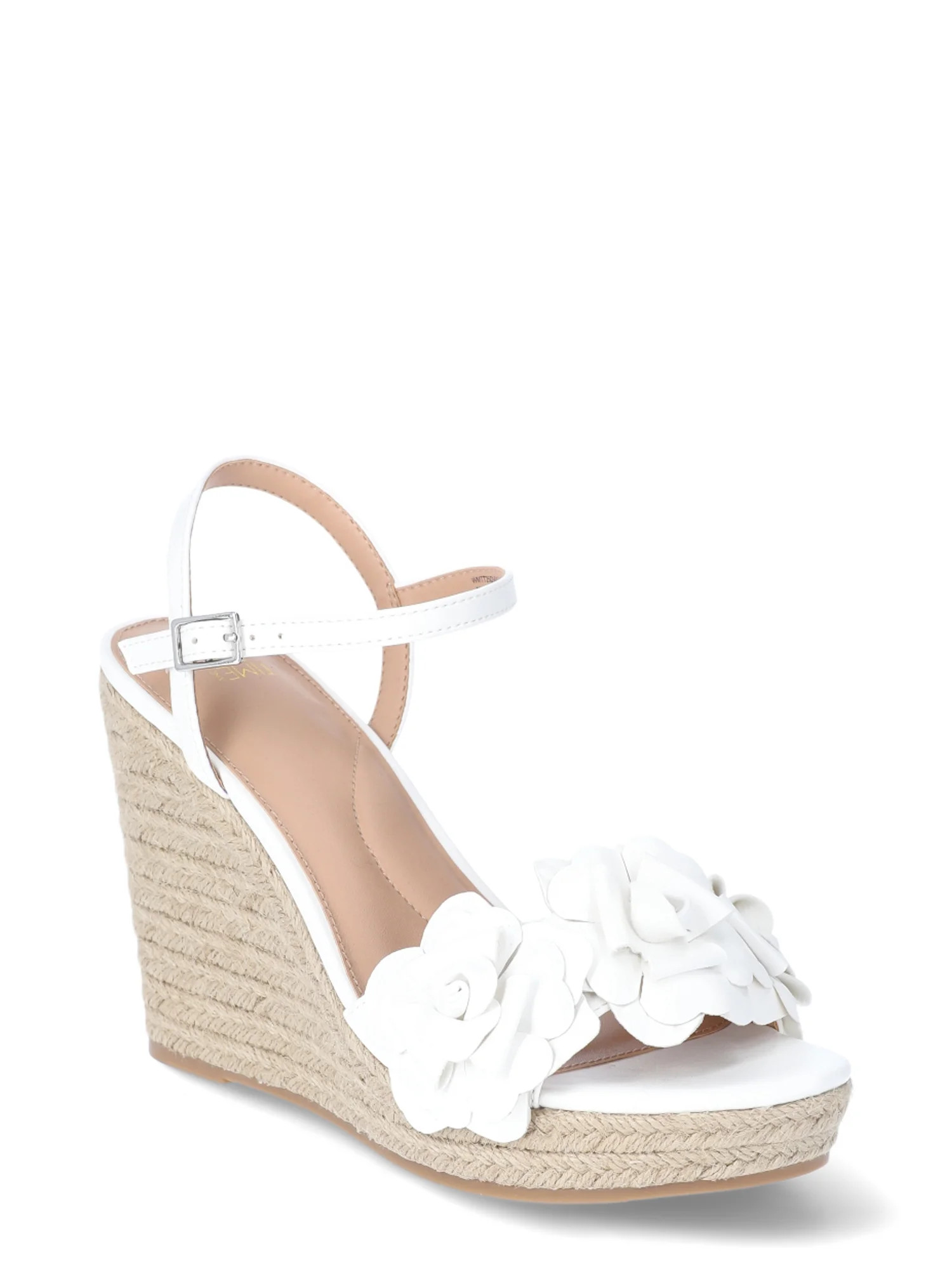 Time And Tru Women's Flower Wedge Sandal | Walmart (US)