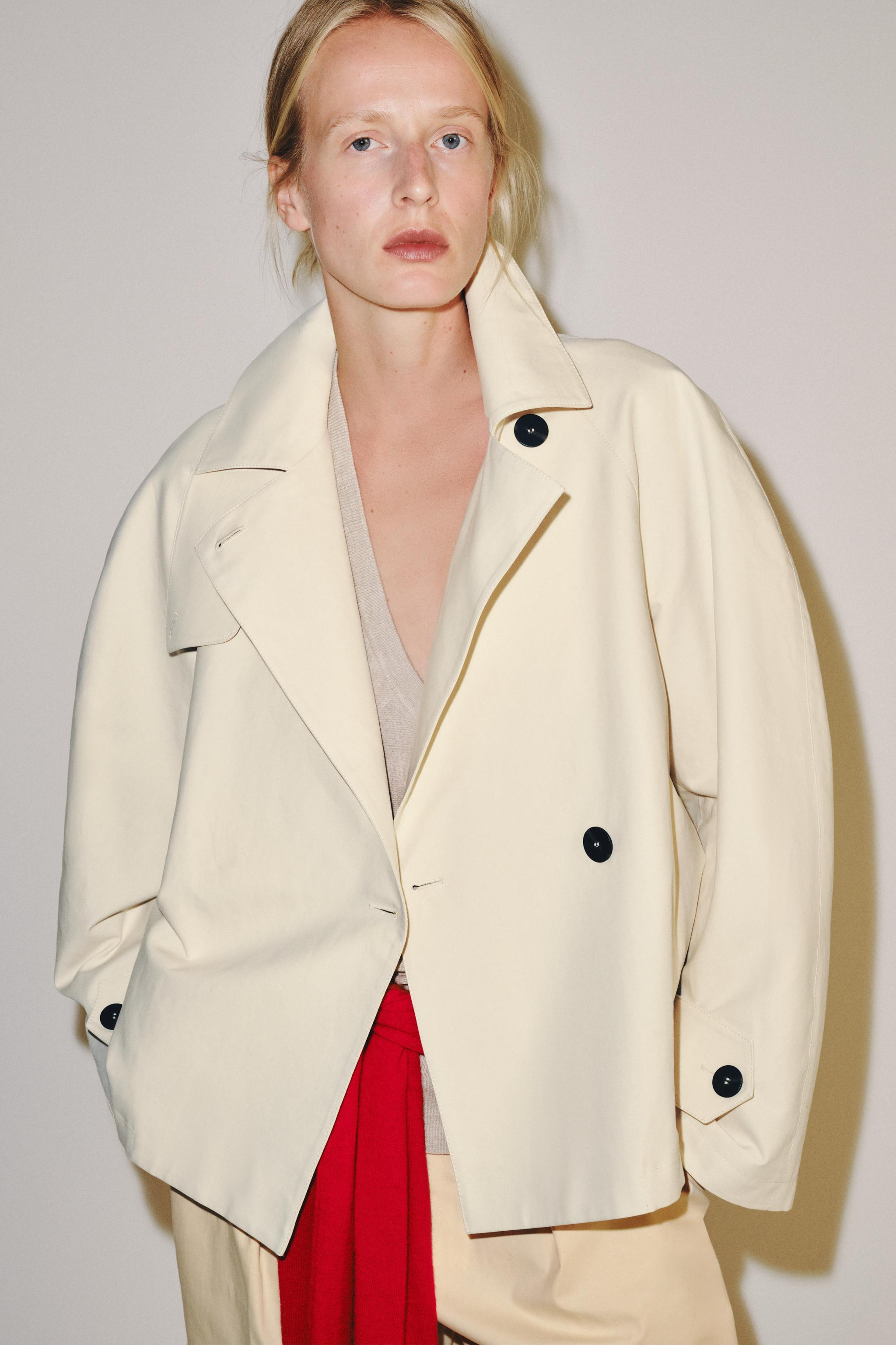 ZW COLLECTION SHORT TRENCH COAT | Zara US