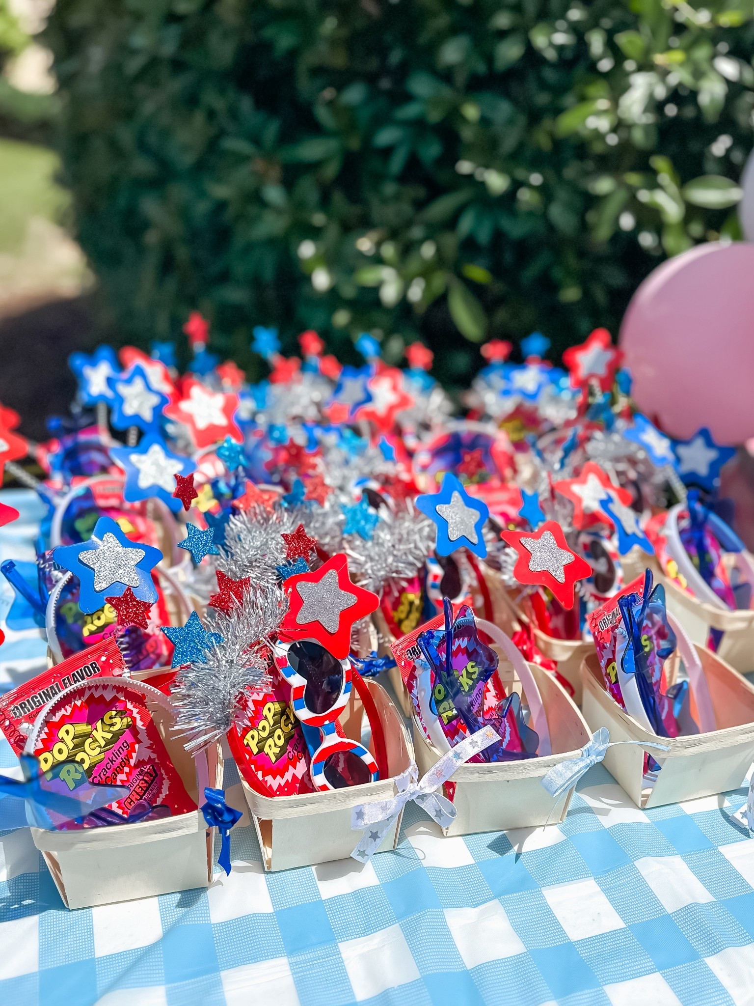 Patriotic Gift Baskets & Party Favor

4th of July / America Party / Red, White and Blue / Birthday Goody Bag / USA Theme / Oriental Trading

#LTKParties #LTKKids #LTKSeasonal