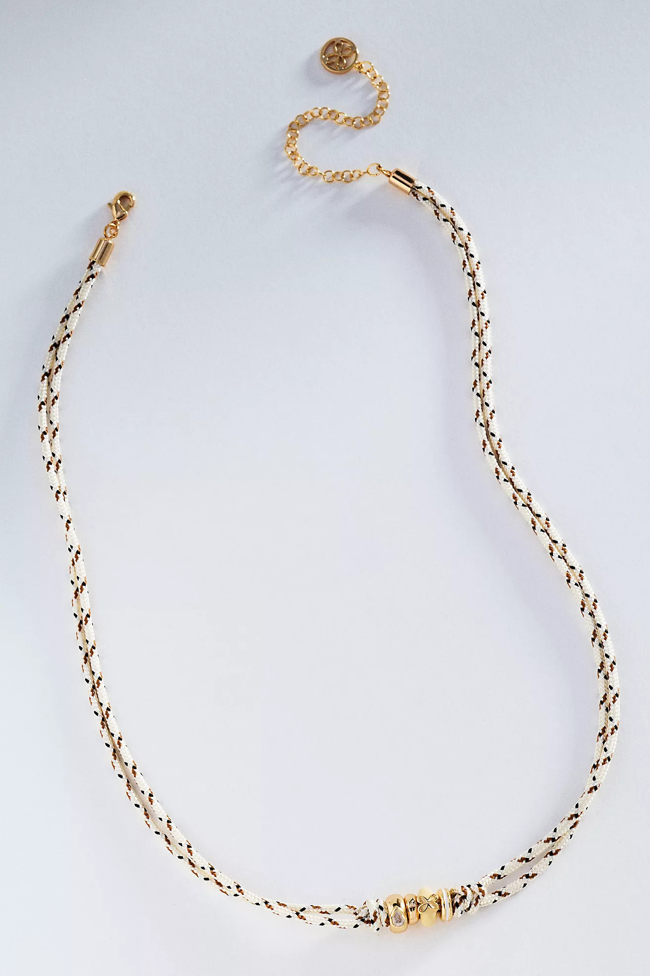 Maeve Corded Donut Necklace | Anthropologie (US)