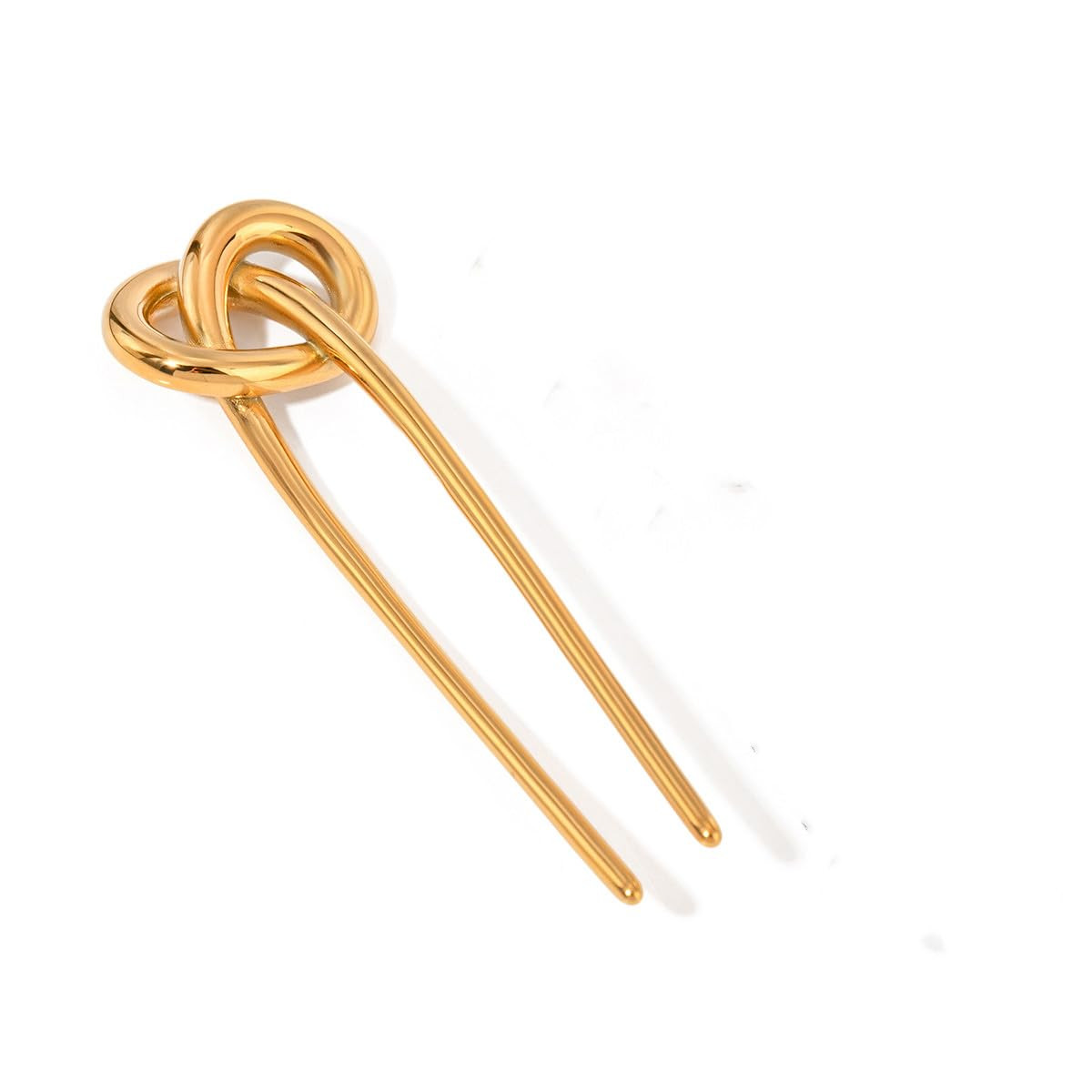 Vintage French Gold Hairpins - Elegant Hair Pins, Metal Hair Sticks, Bun Maker, and Chignon Pin for Women Stainless Steel 18K Gold Plated Hairpin 1P | Amazon (US)