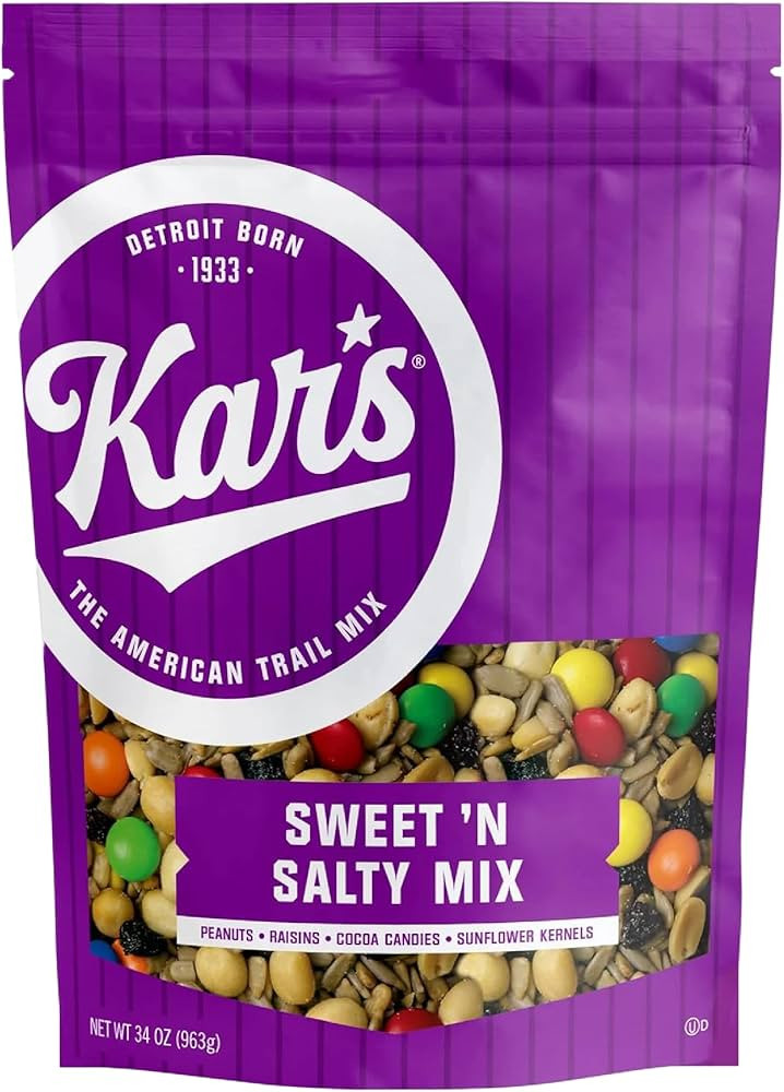 Kar’s Nuts Sweet ‘N Salty Trail Mix – 34 oz Resealable Bag, Pack of 1 – Easy and Quick Sn... | Amazon (US)
