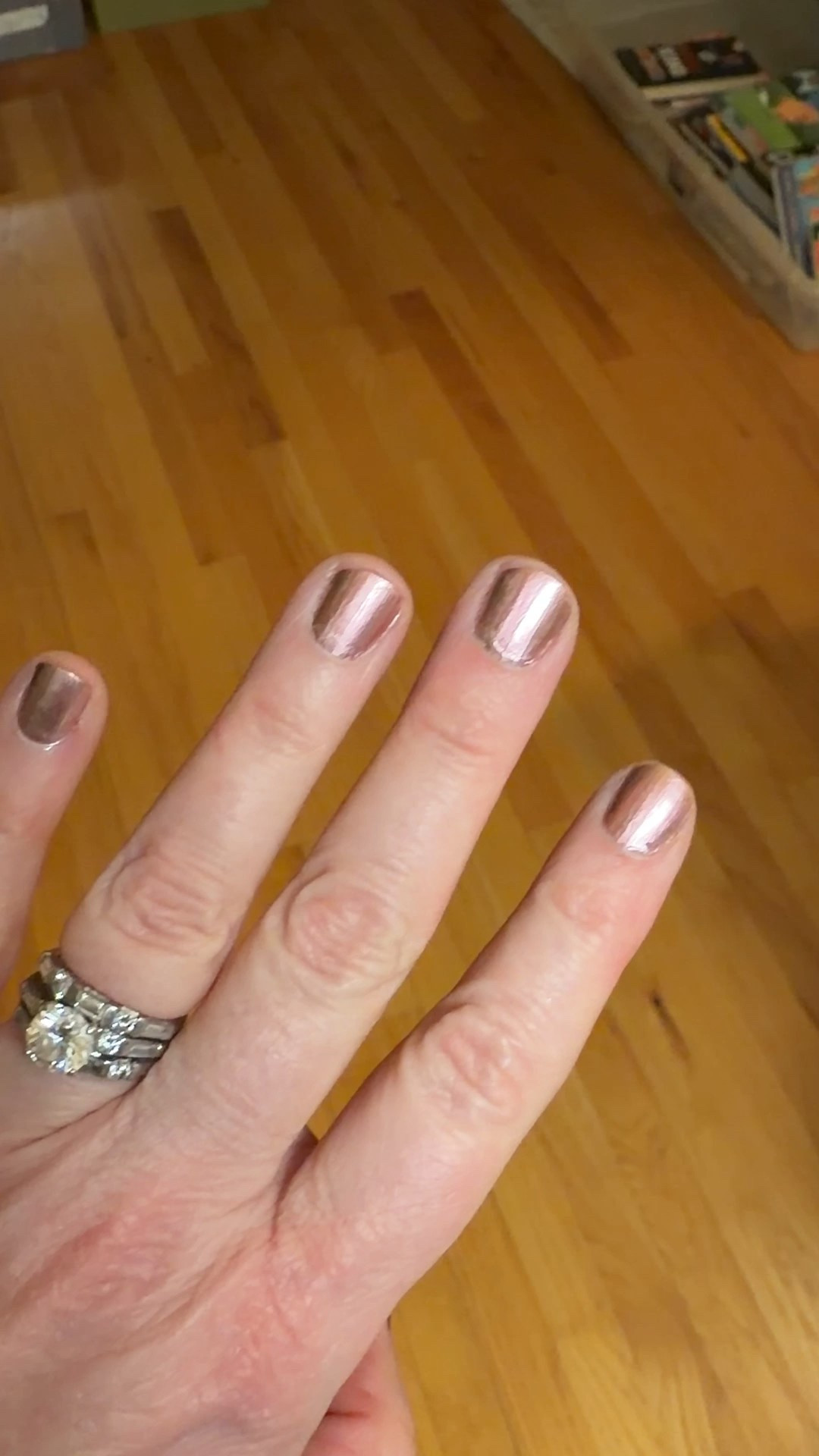 Dreamiest rose gold nail color for summers