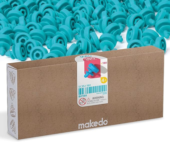 Makedo SCRU 180 | Top-Up Your Tool Kit and Connect Up to 3 Layers of Cardboard | at Home Play and... | Amazon (US)
