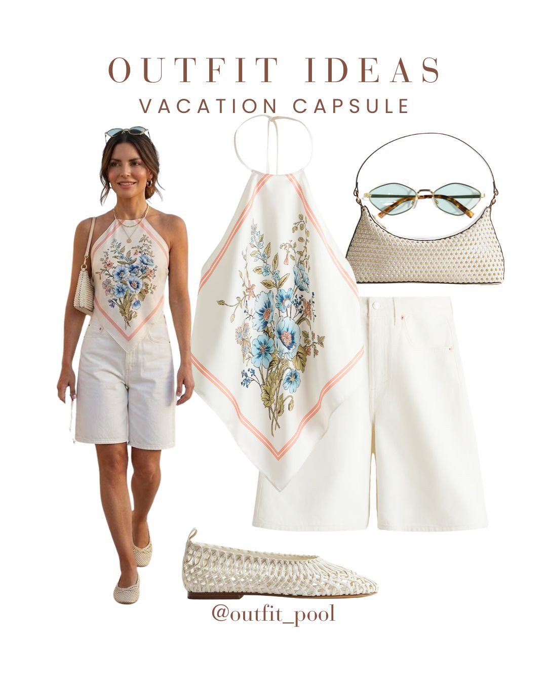 Vacation capsule wardrobe = pack less, style more 🌴✨ Curated the ultimate vacation capsule wardrobe with versatile pieces that mix & match effortlessly — so you can travel lighter without sacrificing style 🙌 🤍 Flowy skirt — dress it up for dinner or keep it casual for daytime 👕 Basic tank tops — easy layering pieces that go with everything ☀️ Oversized shirt + linen pants set — chic, breathable, and perfect for travel days 👖 Denim shorts — your go-to for beach days & exploring 👜 Neutral accessories — sandals, tote bags & sunnies to complete every look Minimal packing, maximum outfit options — because a smart capsule wardrobe makes vacation styling so easy 💫 (Vacation Capsule Wardrobe, Travel Capsule Wardrobe, Vacation Packing Essentials, Summer Travel Outfits, Minimalist Travel Style, Capsule Wardrobe for Vacation, Resortwear Capsule, Vacation Outfit Ideas, Mix and Match Outfits, Neutral Vacation Outfits, Euro Summer Wardrobe, Beach Vacation Style, Holiday Packing List, Chic Travel Style, Weekend Getaway Wardrobe, Carry On Wardrobe Essentials, Vacation Outfit Inspiration, Travel Fashion Essentials, Resort Vacation Outfits) 

 #LTKgrwm #LTKootd #LTKTravel