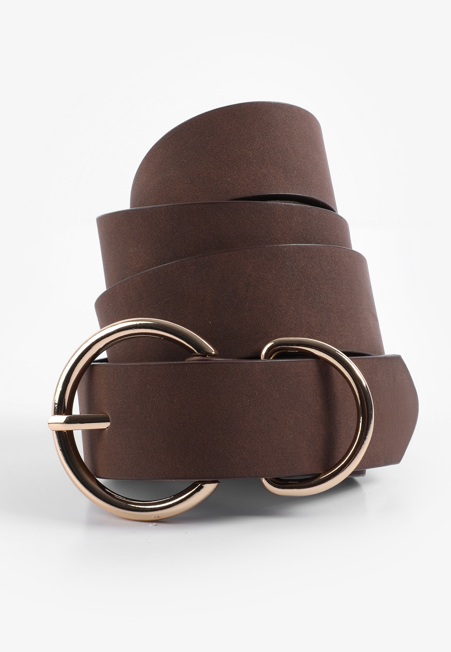 Maurices Women's Double Ring Gold Buckle Belt | Maurices