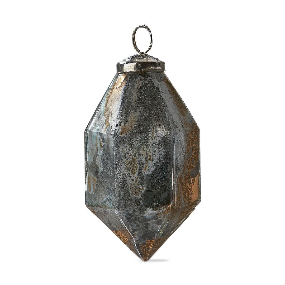 tagltd Lustrous Yellow Faceted Glass Ornament 4 In for Christmas Tree - Elegant Holiday Decor - E... | Target