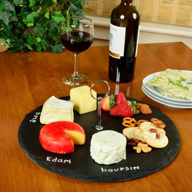 Picnic at Ascot Selva Slate Cheese Serving Tray with Soapstone Chalk | Walmart (US)