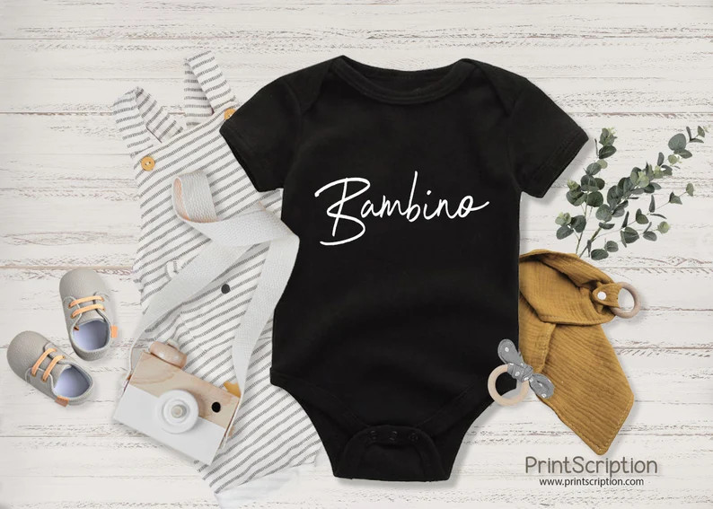 Bambino Onesie® Cute Italian Baby Boy Clothes Baby Boy | Etsy Canada | Etsy (CAD)