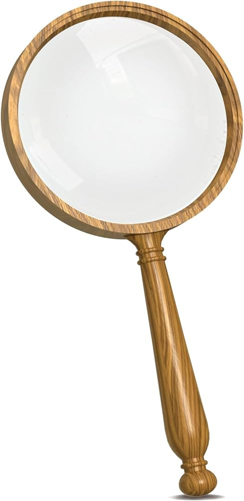 Magnifying Glass 10X 75 mm, Kids Magnifying Glasses Vintage Handheld Reading Shatterproof Magnifi... | Amazon (US)