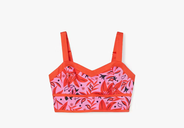 Kate Spade Daylily Poplin Top, Carousel Pink - 10 | Kate Spade Outlet