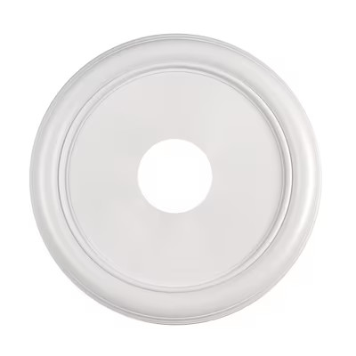 allen + roth 16-Inches W x 16-Inches L Traditional Painted White Composite Whole Ceiling Medallio... | Lowe's